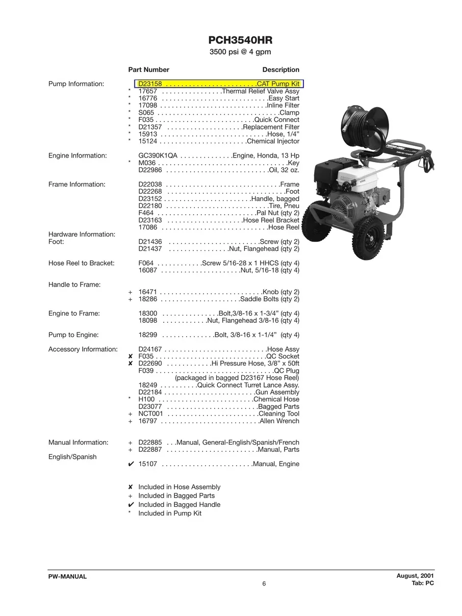 PORTER CABLE, PCH3540HR, IPL.1
